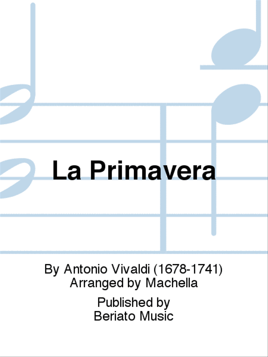 La Primavera Organ scores gallery preview page 1