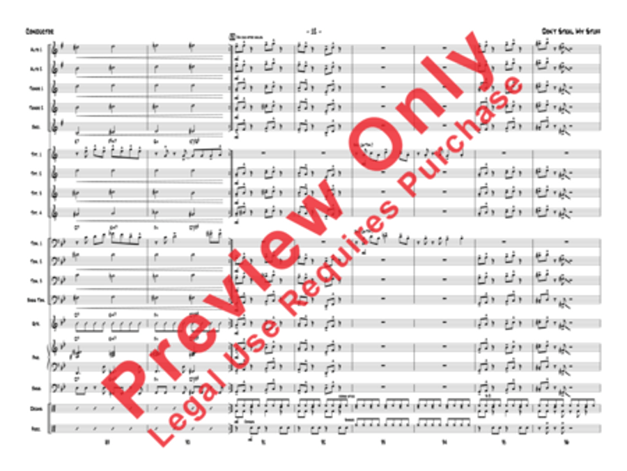 Don't Steal My Stuff Don't Steal My Stuff Jazz Ensemble scores gallery preview page 35