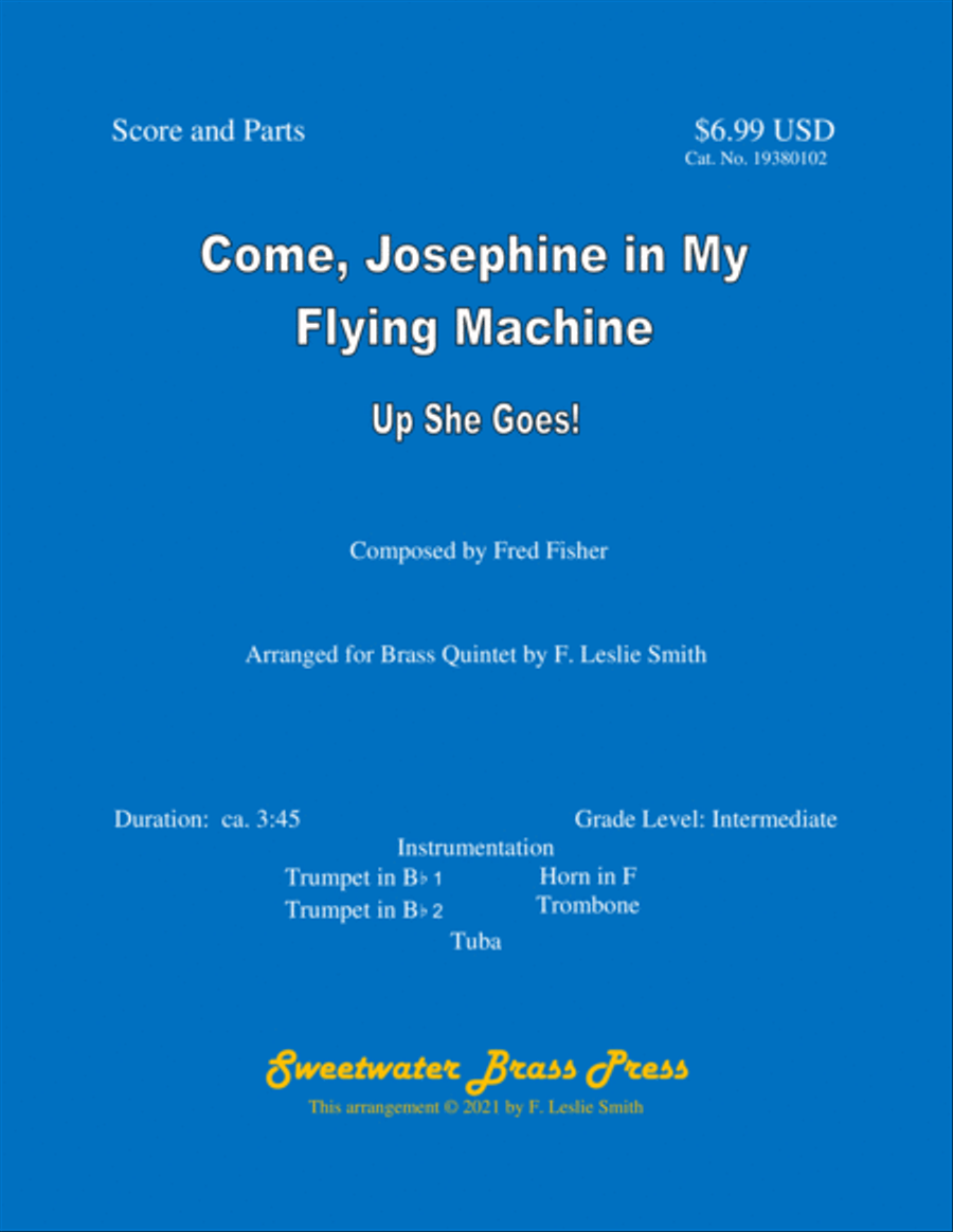 Come, Josephine in My Flying Machine Brass Ensemble scores gallery preview page 1