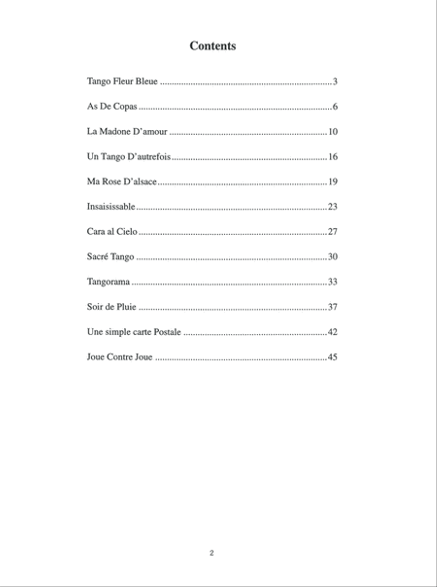 French Tangos for Guitar Fingerpicking Guitar scores gallery preview page 3