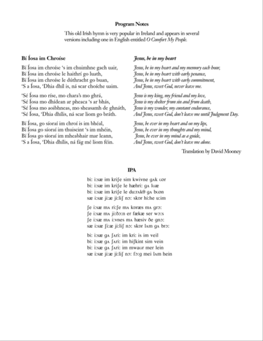 Bi Iosa im Chroise 4-Part scores gallery preview page 2