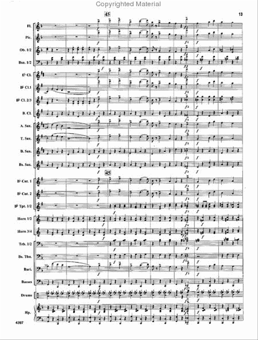 Manhattan Beach Concert Band scores gallery preview page 7