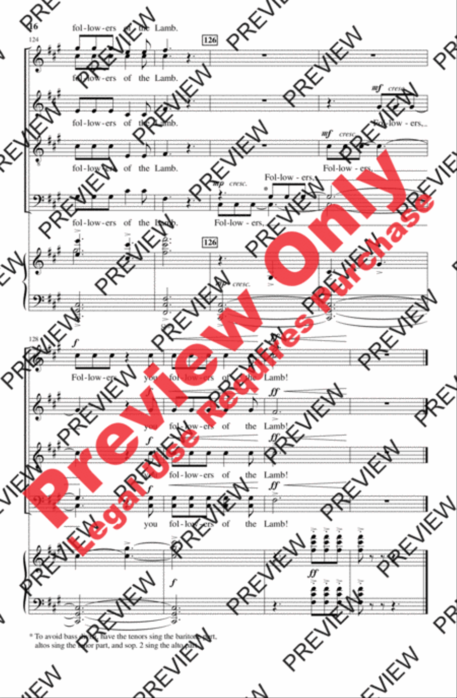 Sing a Glad Hosanna! Sing a Glad Hosanna! 4-Part scores gallery preview page 16