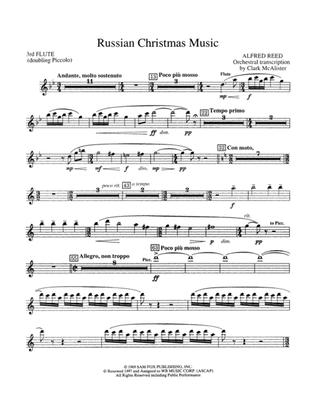Russian Christmas Music: 3rd Flute