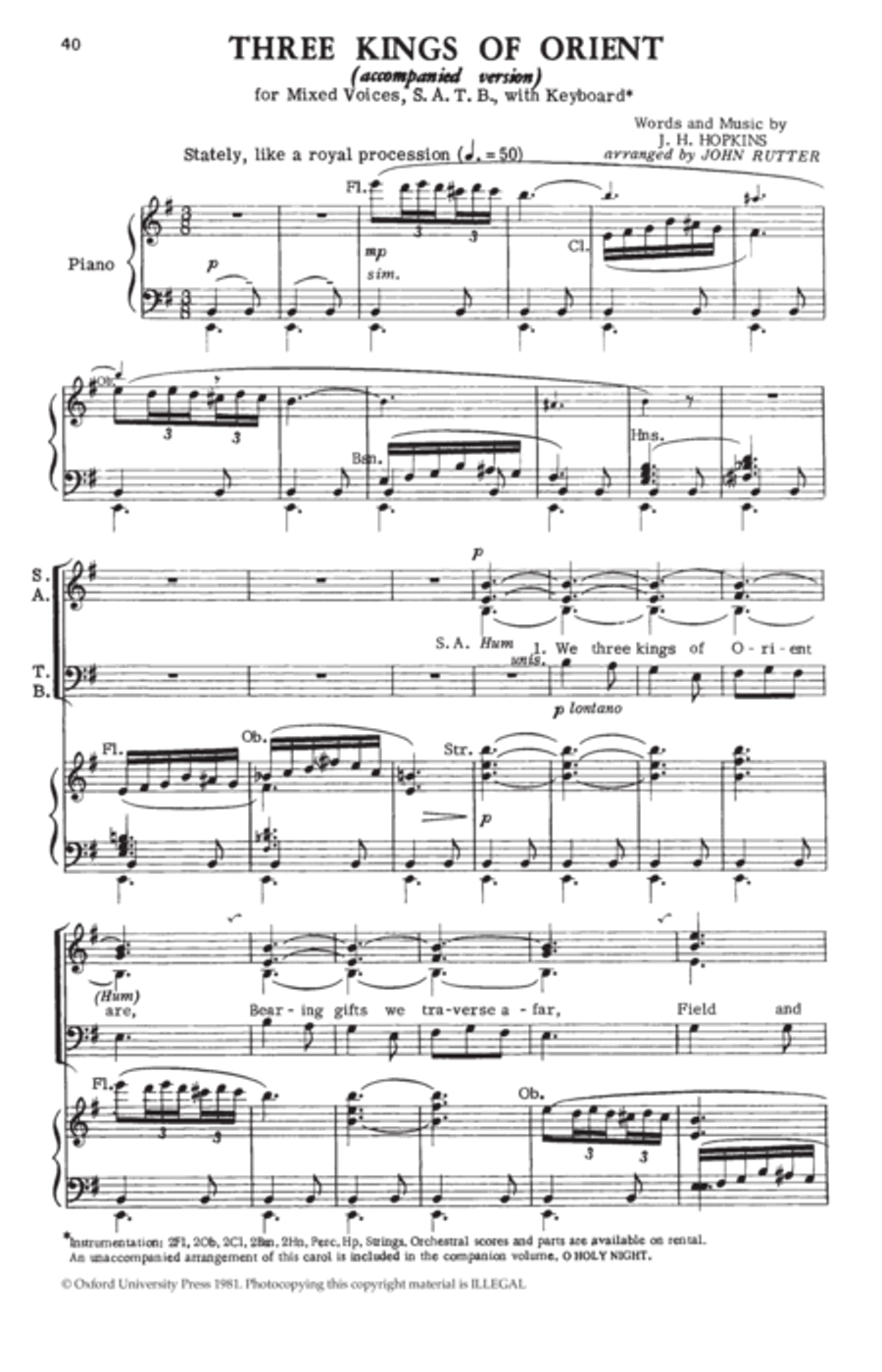 Joy to the World 4-Part scores gallery preview page 13