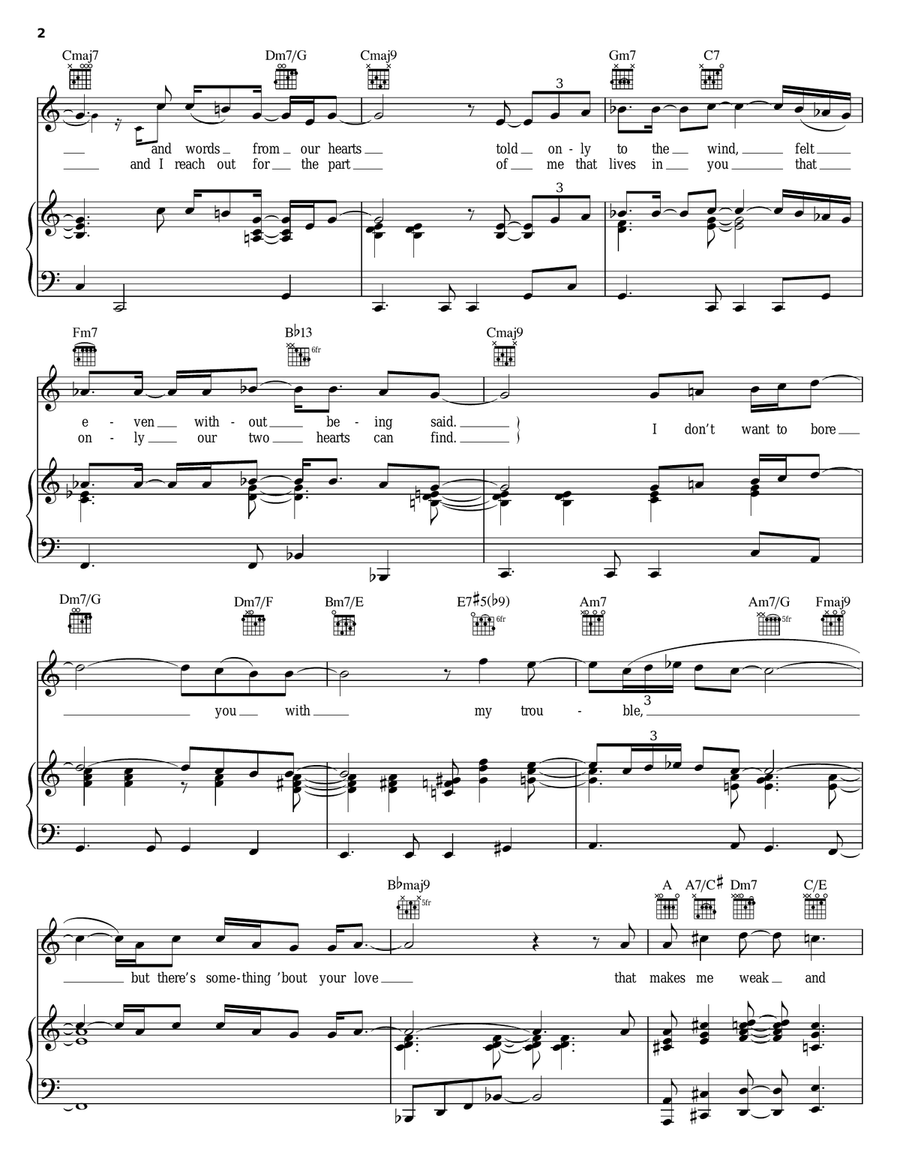 Knocks Me Off My Feet Knocks Me Off My Feet Piano, Vocal, Guitar scores gallery preview page 2