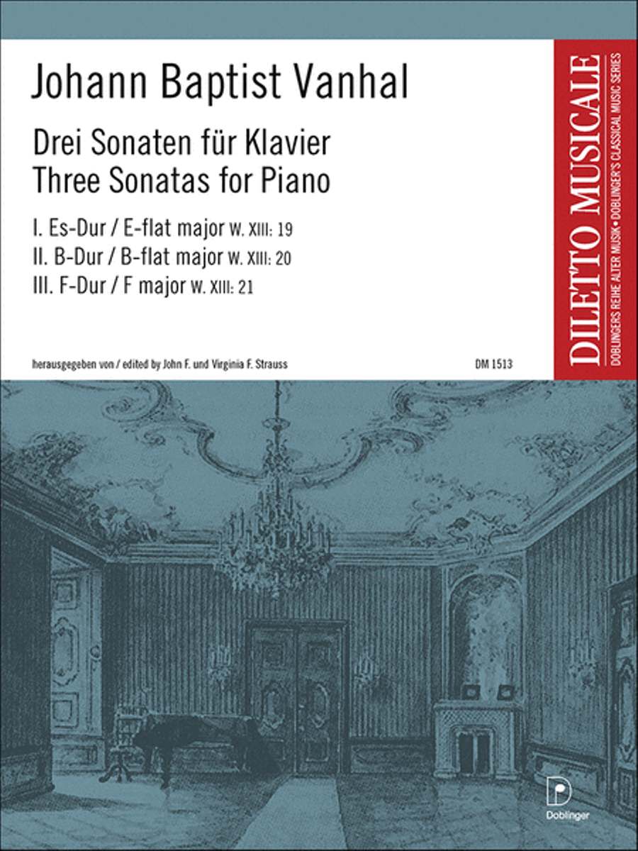3 Sonaten fur Klavier W.XIII: 19-21 Piano Solo scores gallery preview page 1
