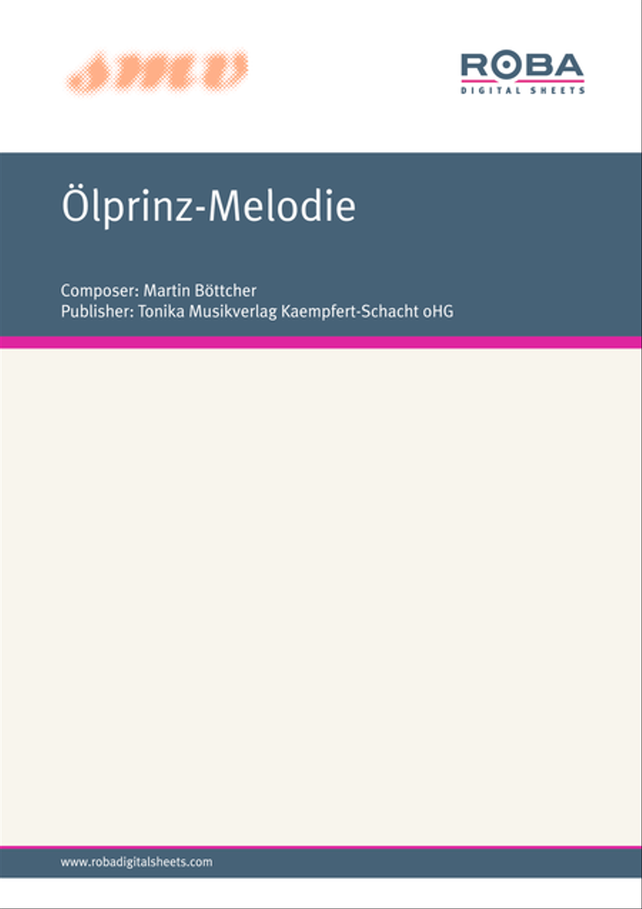 Olprinz-Melodie Piano Solo scores gallery preview page 1