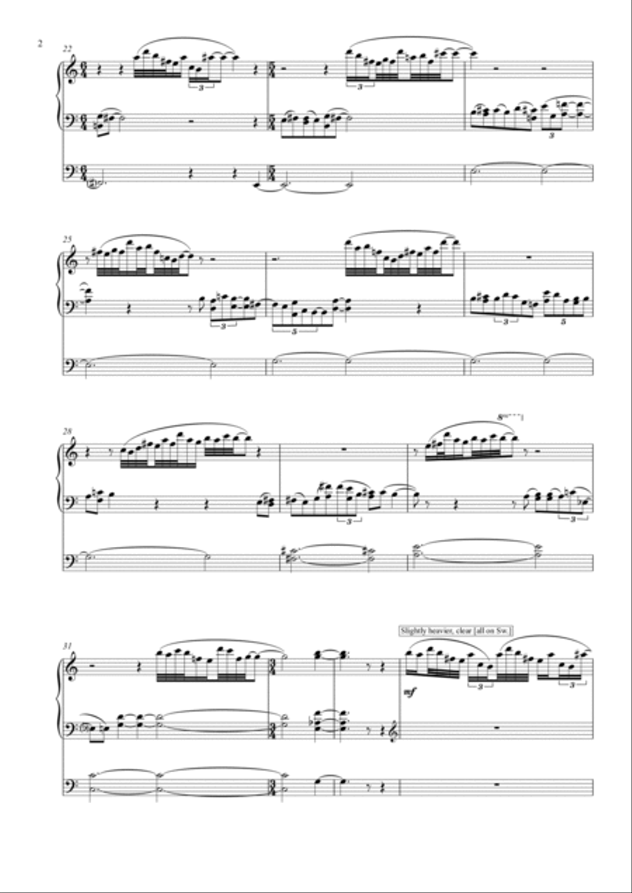 Edwyllm Organ Solo scores gallery preview page 2