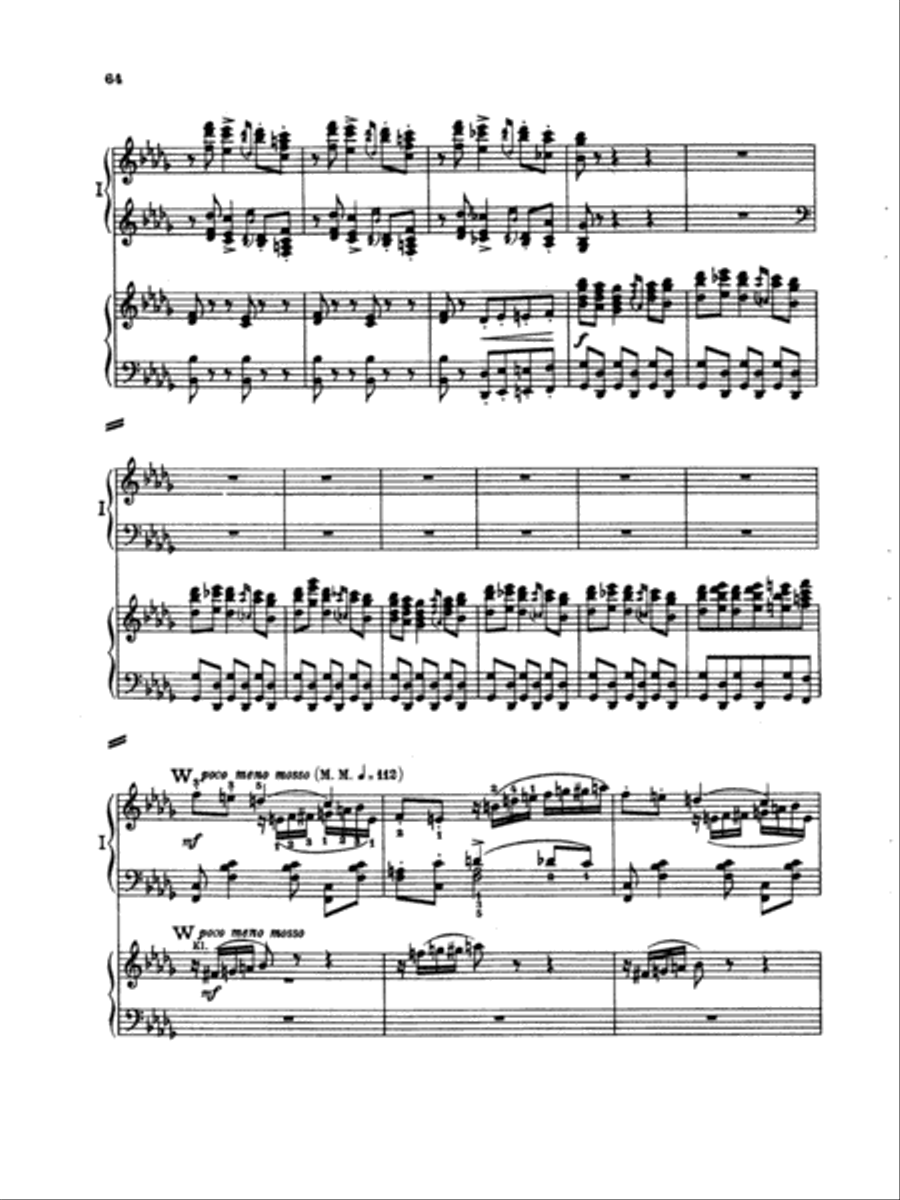 Tchaikovsky: Piano Concerto No. 1 in B flat Minor, Op. 23 Piano scores gallery preview page 3