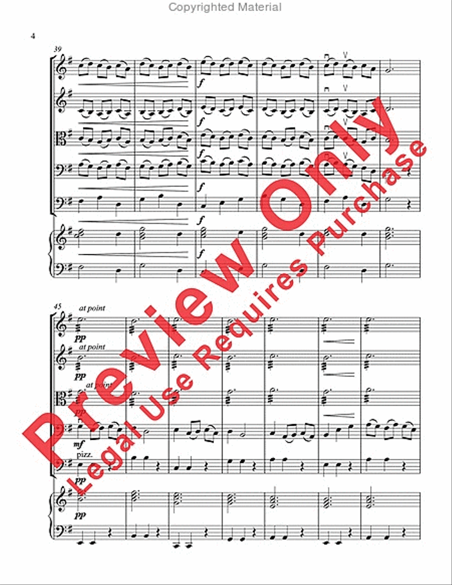 Venetian Gondolier String Orchestra scores gallery preview page 7