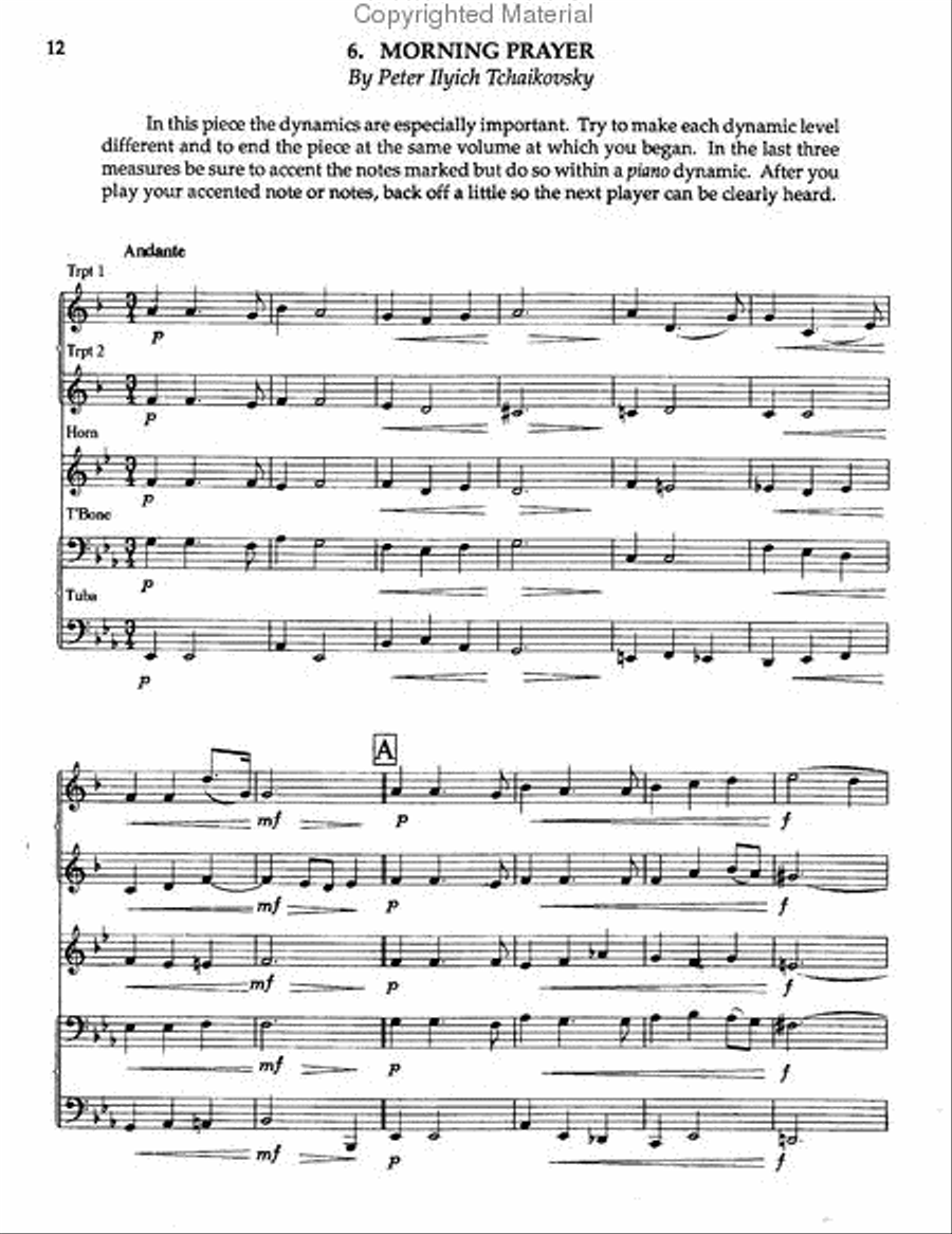 Progressive Brass Quintet Brass Quintet scores gallery preview page 7