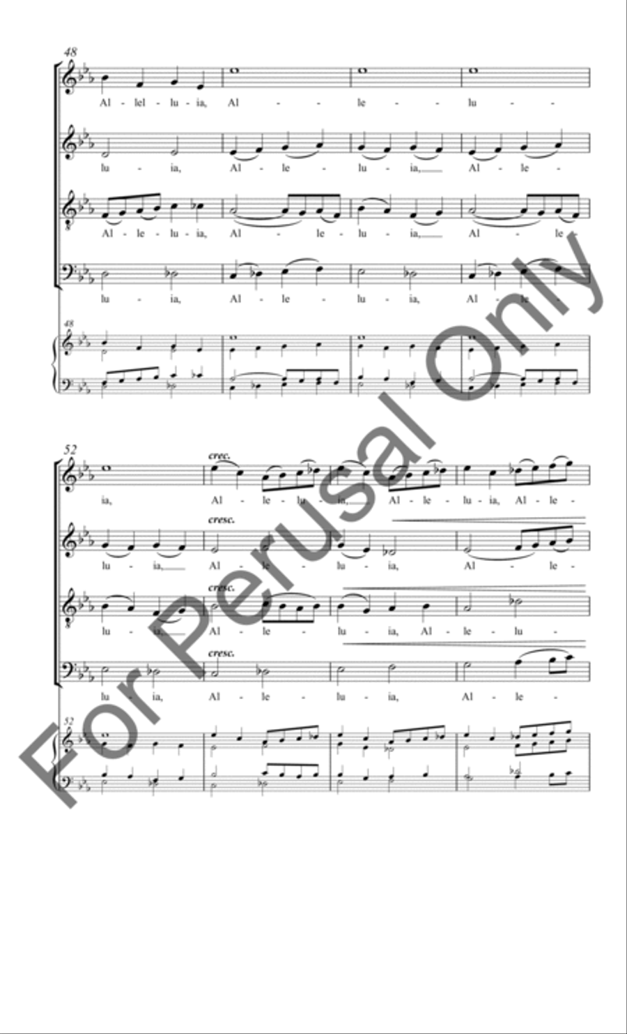 Alleluia! Divisi scores gallery preview page 6