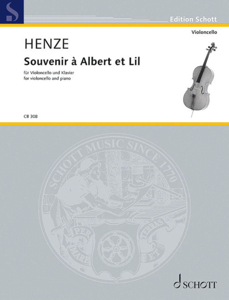 Souvenir à Albert et Lil Piano Accompaniment scores gallery preview page 1