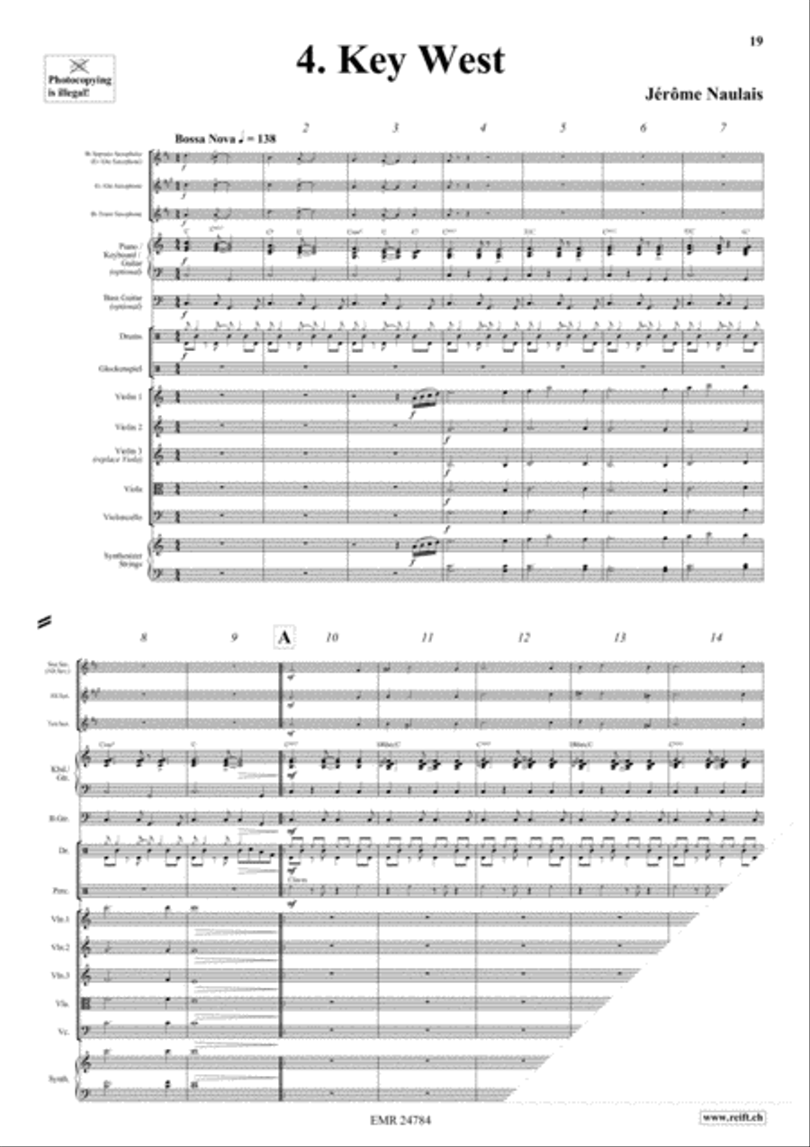 Play With Your Band Volume 3 Saxophone Ensemble scores gallery preview page 7
