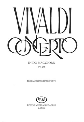 Book cover for Concerto in C Major for Bassoon, Strings and Continuo, RV 473