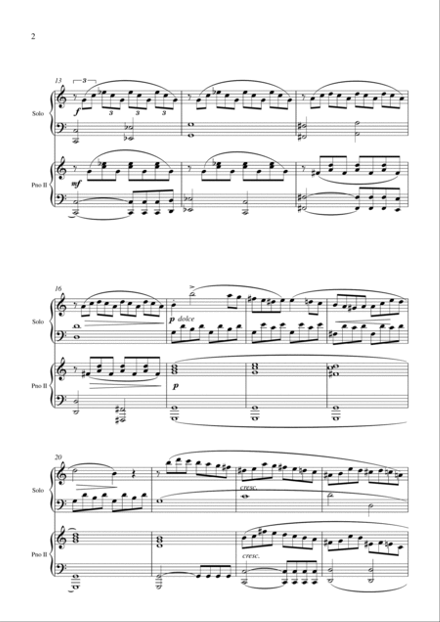 F. Kuhlau Sonatine Op. 20 No. 1 Complete Movements for 2 Pianos 2 Pianos, 4-Hands scores gallery preview page 3