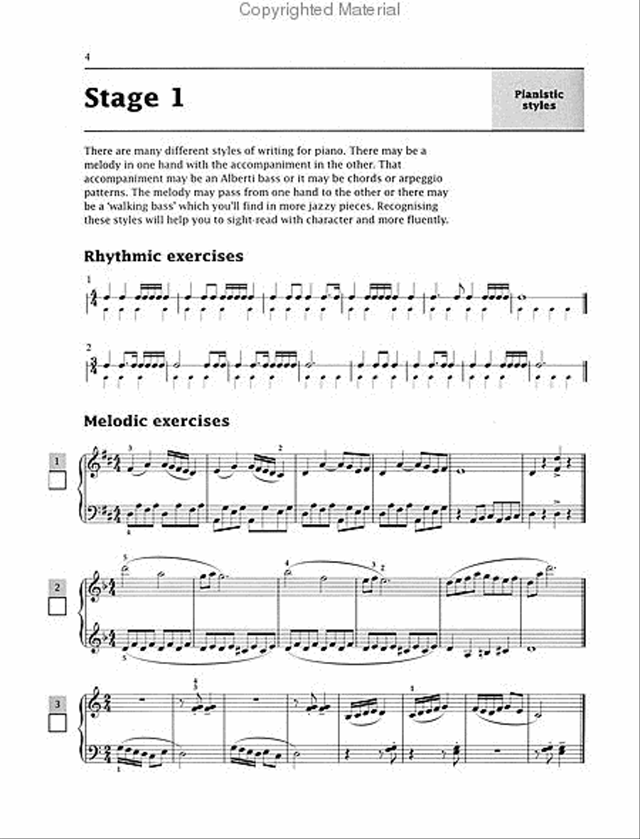 Improve Your Sight-reading! Piano, Level 5 Piano Method scores gallery preview page 2