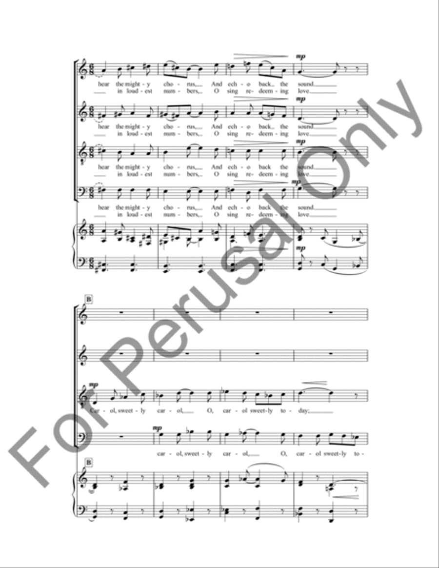 Carol Trilogy 4-Part scores gallery preview page 4