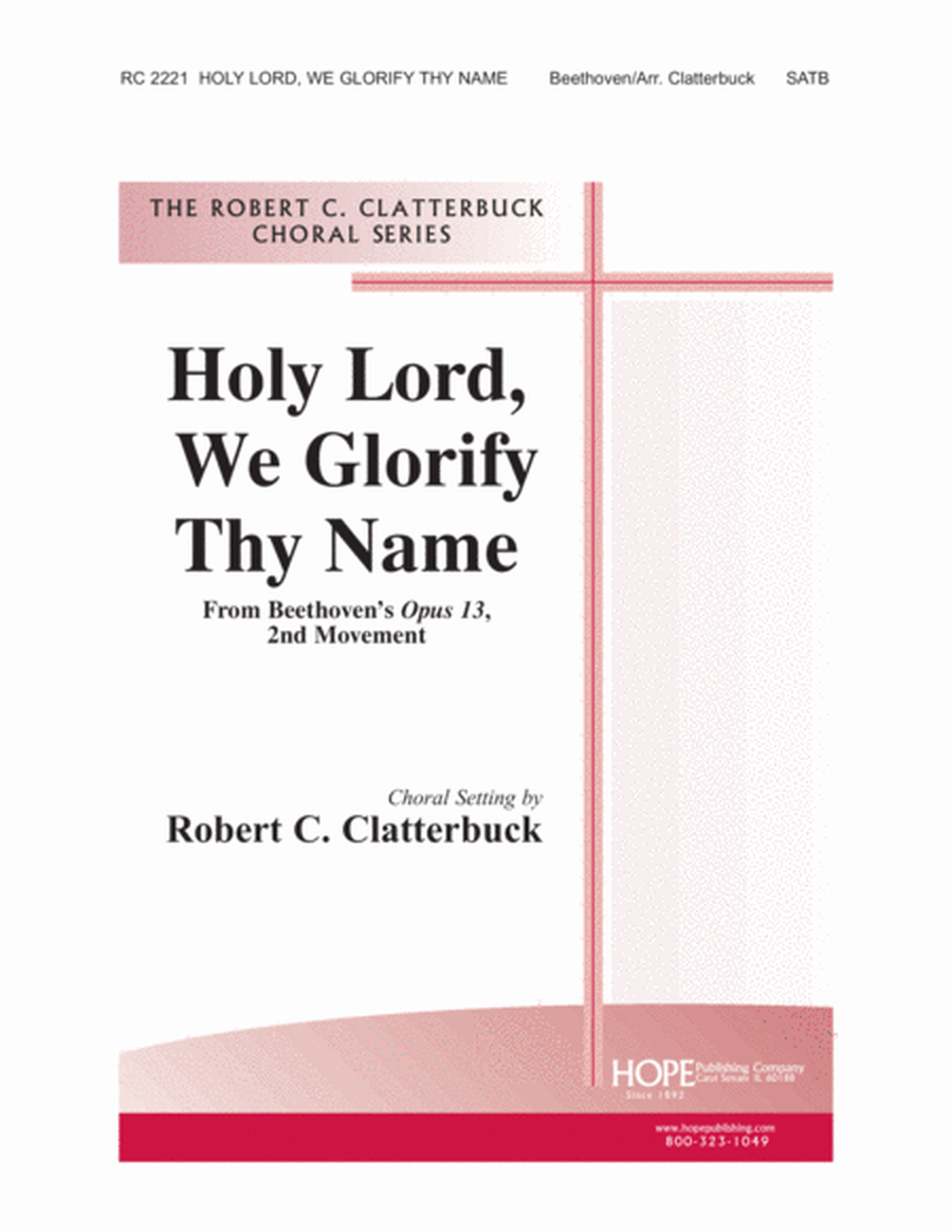 Holy Lord, We Glorify Thy Name image number null