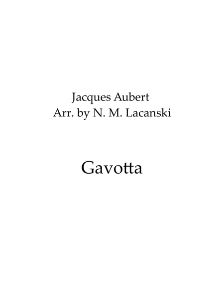 Gavotta Op. 1 #1 image number null