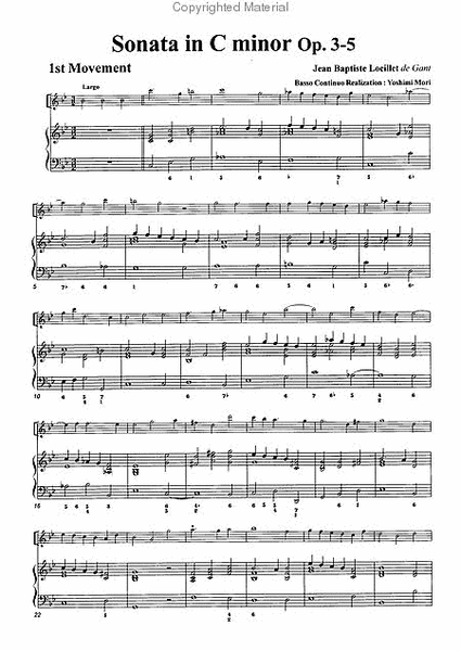 Sonata in C minor, Op. 3-5