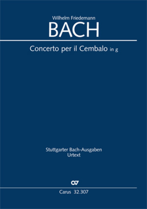 Book cover for Concerto per il Cembalo in g