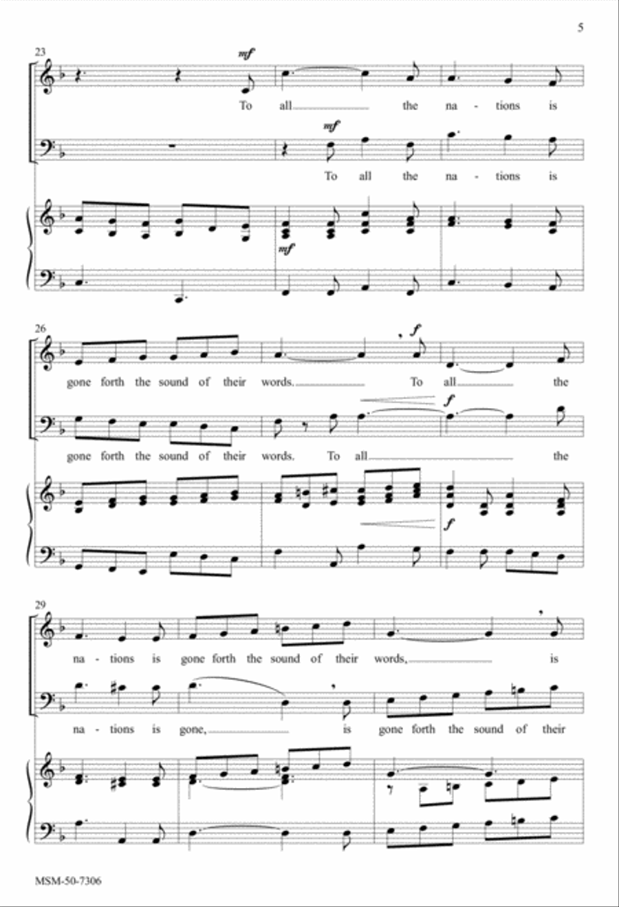 How Lovely Are the Messengers 2-Part scores gallery preview page 4