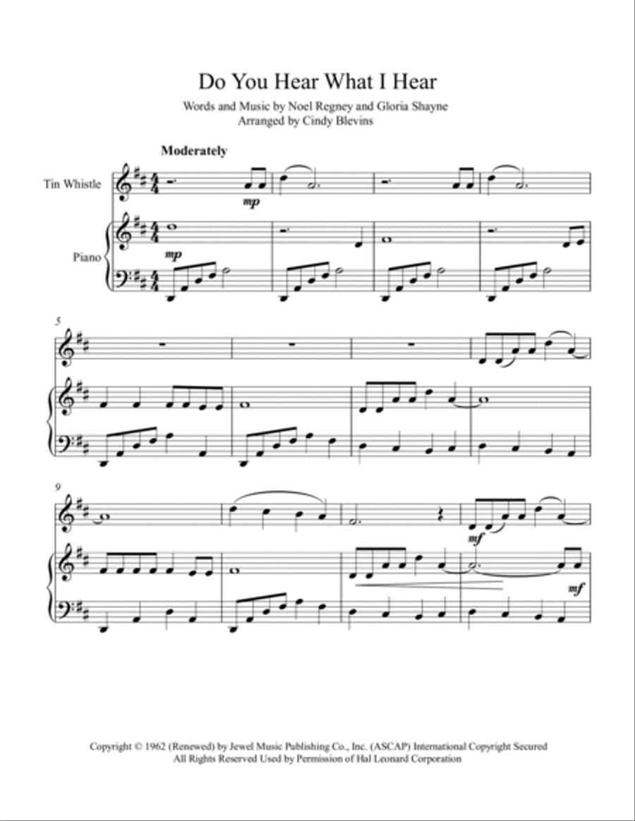 Do You Hear What I Hear Piano scores gallery preview page 3