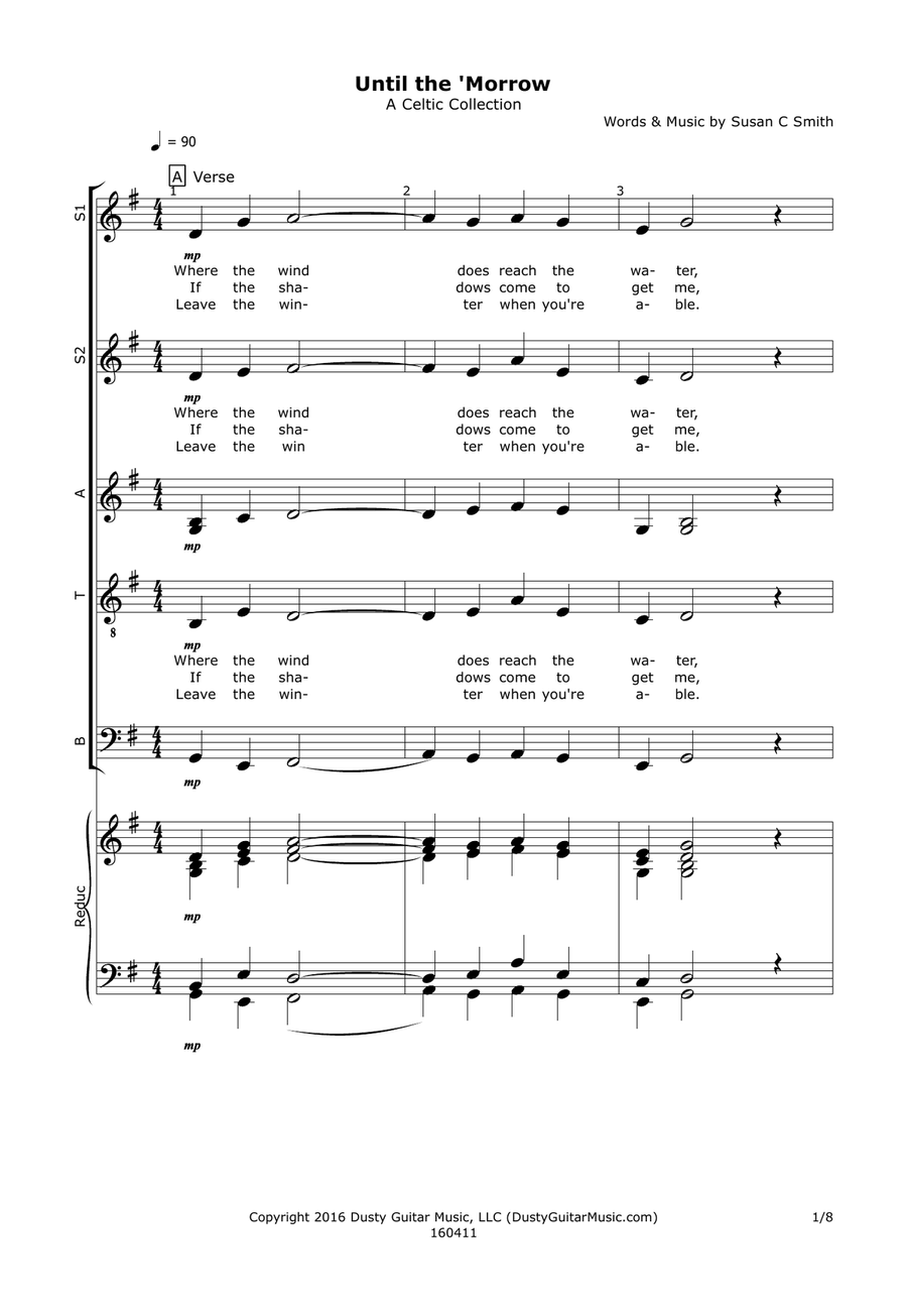 Until the 'Morrow - SSATB Divisi scores gallery preview page 3
