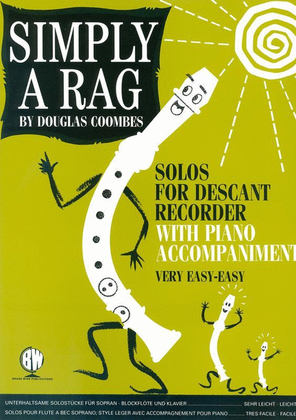 Simply A Rag Descant Recorder/Piano
