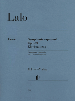 Book cover for Symphonie Espagnole for Violin and Orchestra in D Minor Op. 21