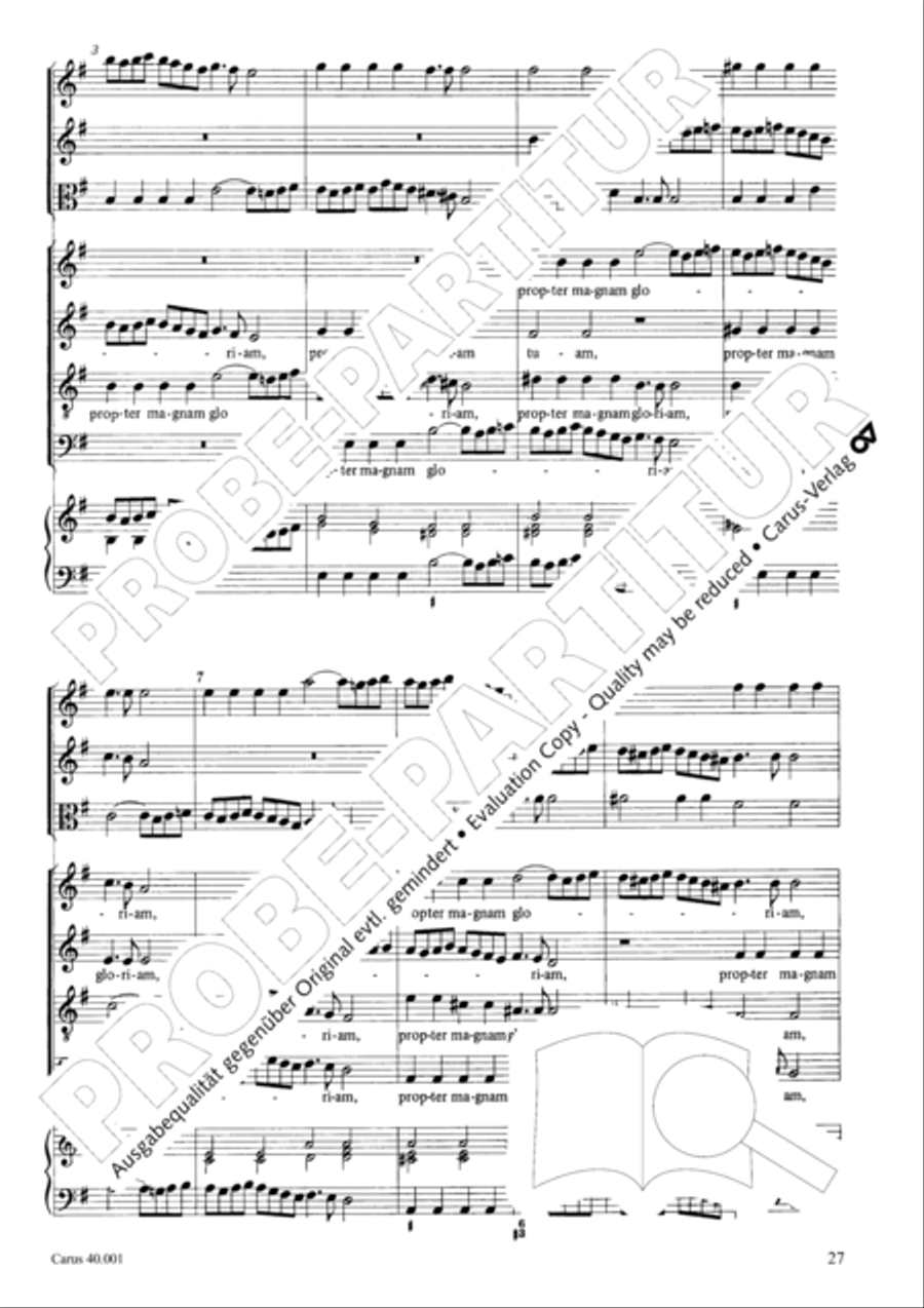 Gloria in D SSA scores gallery preview page 34