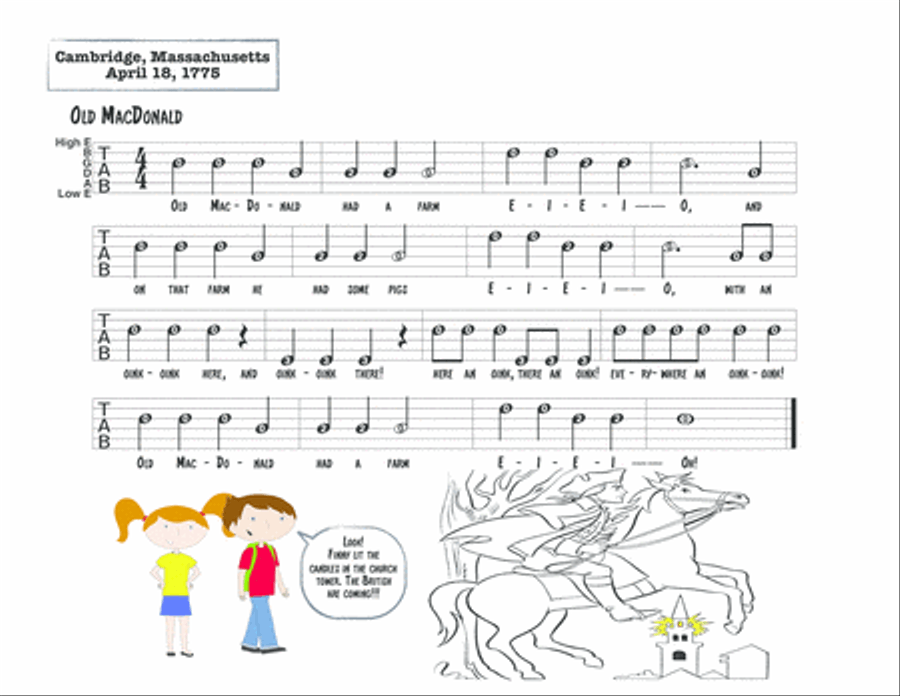 The Patriot Pack, songs for Guitar Guitar Tablature scores gallery preview page 2