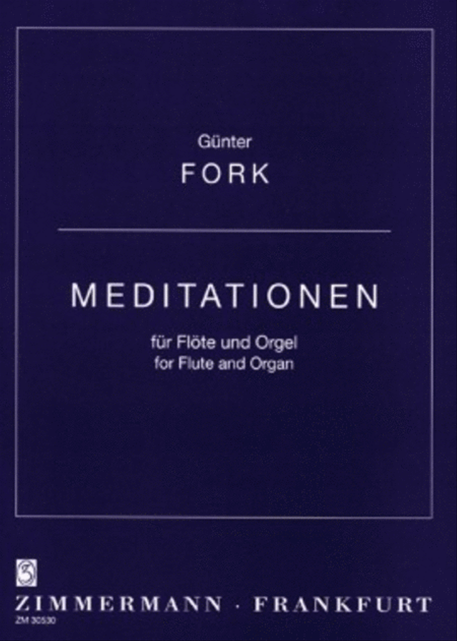Meditations Flute scores gallery preview page 1