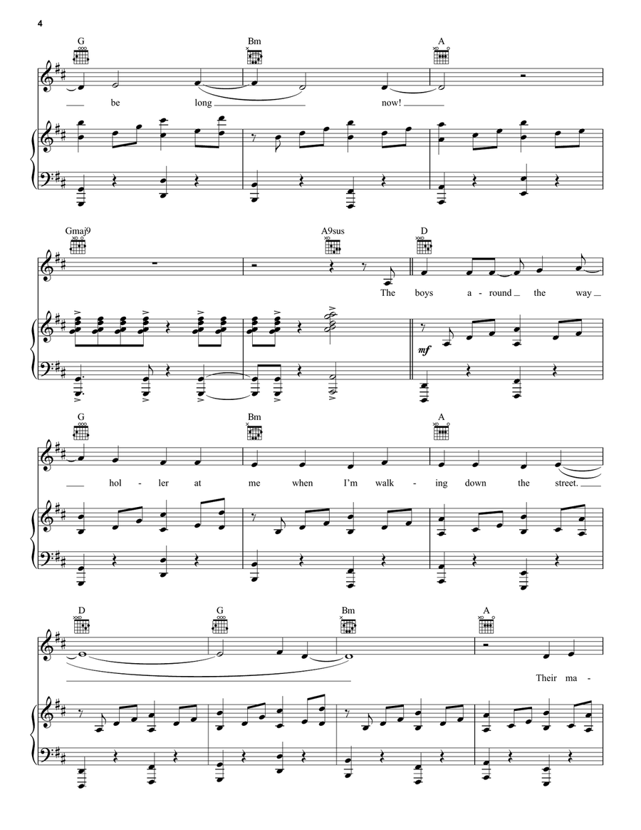 It Won't Be Long Now (from In The Heights: The Musical) Guitar scores gallery preview page 4