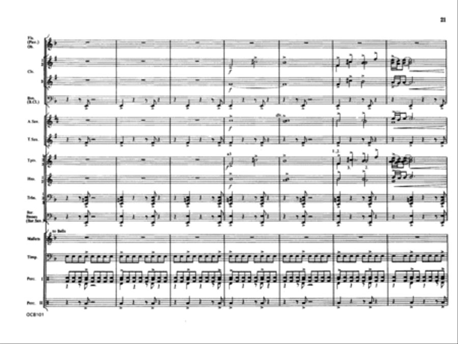 Mazama Concert Band scores gallery preview page 20