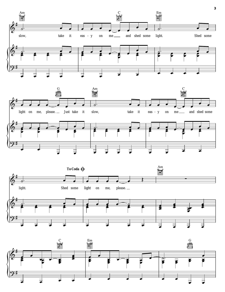 My Moon My Man My Moon My Man Piano, Vocal, Guitar scores gallery preview page 3