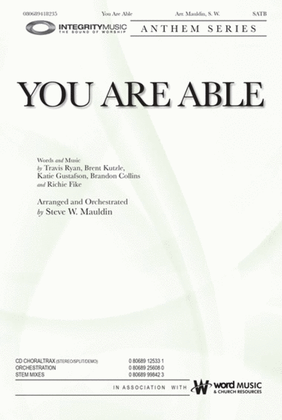You Are Able - CD ChoralTrax