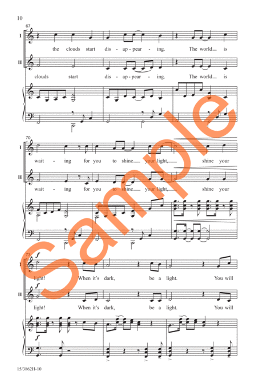 Make It Shine 2-Part scores gallery preview page 10