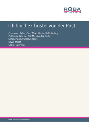 Book cover for Ich bin die Christel von der Post