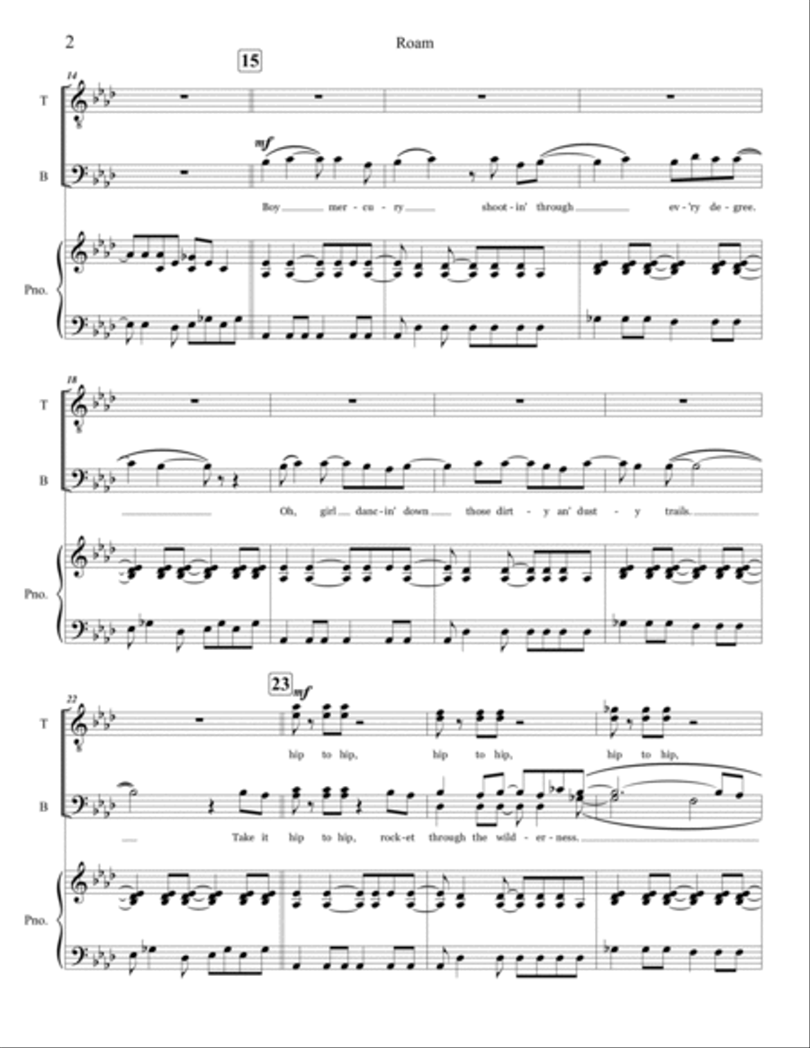 Roam Roam TTBB scores gallery preview page 2