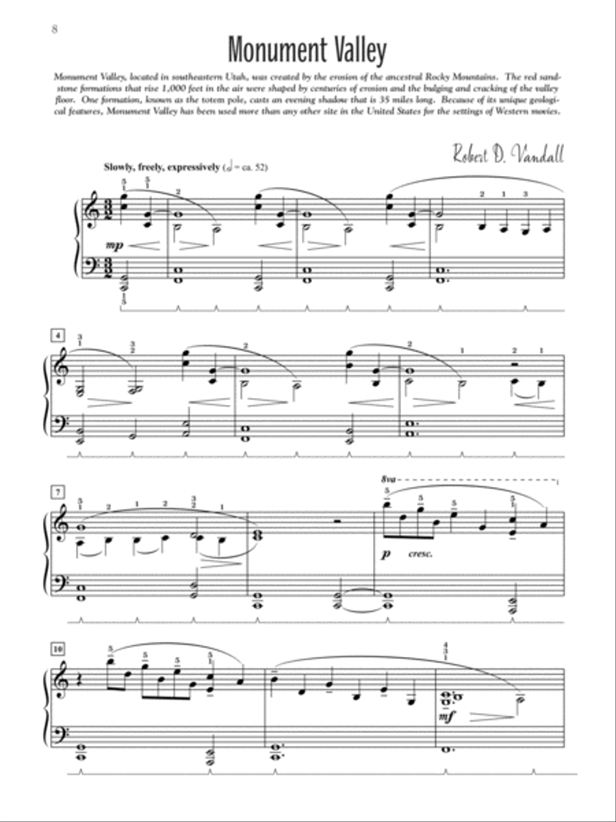 A Portrait of Utah Piano Solo scores gallery preview page 4