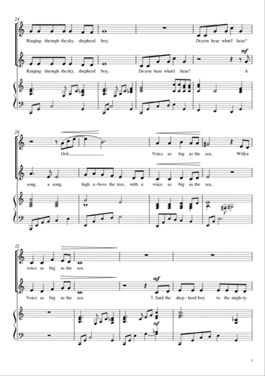 Do You Hear What I Hear SA scores gallery preview page 3