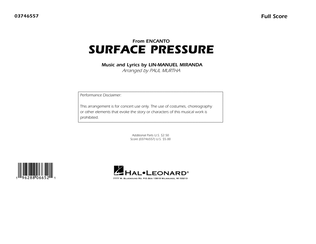 Surface Pressure (from Encanto) (arr. Paul Murtha) - Conductor Score (Full Score)
