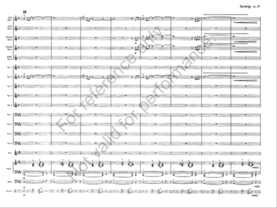 Synergy Jazz Ensemble scores gallery preview page 20