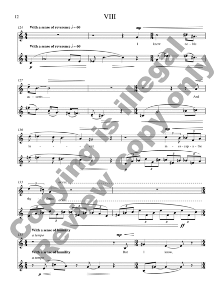 Thirteen Ways of Looking at a Blackbird Alto Saxophone scores gallery preview page 11