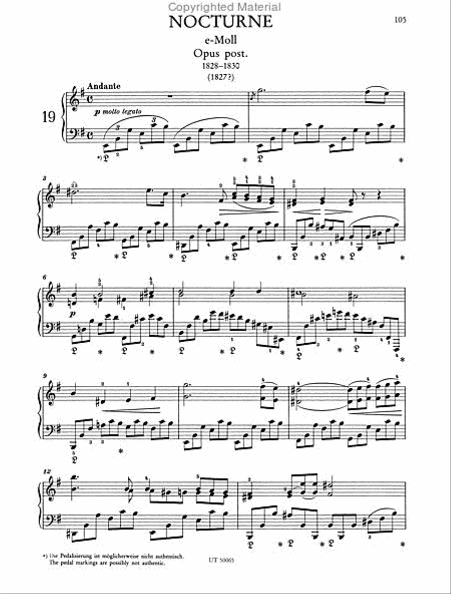 Nocturnes Chamber Music scores gallery preview page 7