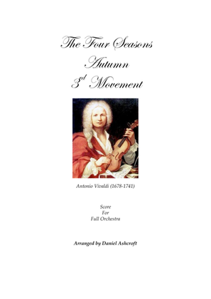 Vivaldi's Autumn 3rd Movement - Score Only
