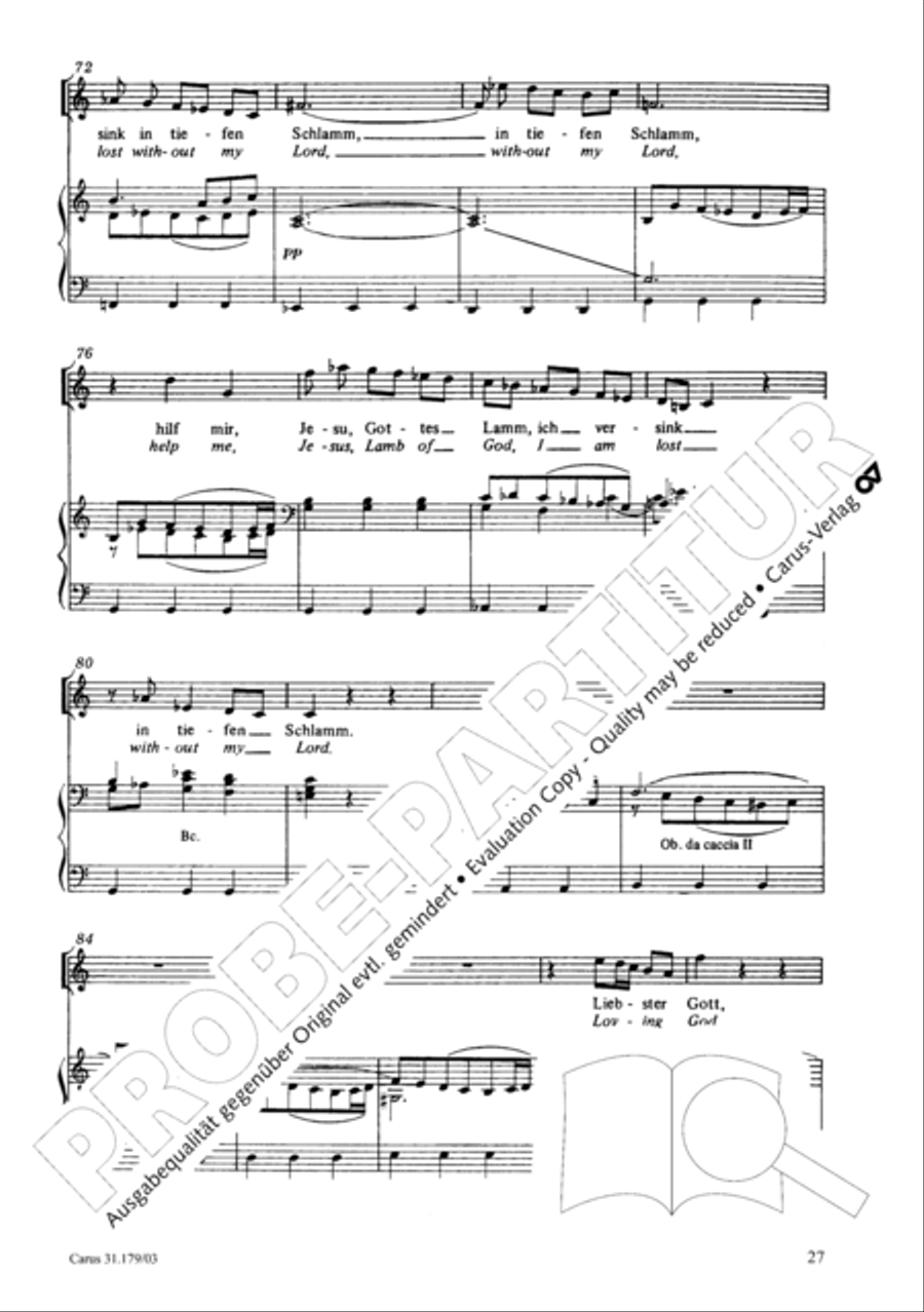 Be aware, your fear of God may turn to heresy (Siehe zu, dass deine Gottesfurcht nicht Heuchelei sei) STB scores gallery preview page 28